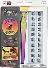 Faux cils avec applicateur Kiss imPRESS Press on Falsies Kit