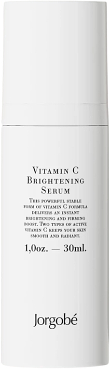 Sérum éclaircissant à la vitamine C pour visage Jorgobe Vitamin C Brightening Serum