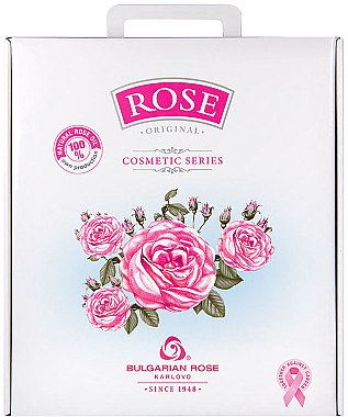 Bulgarian Rose - Coffret (crème de jour/50ml + crème mains/50ml + eau micellaire/150ml + gel douche/150ml + savon/100g)