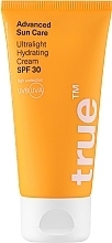 Ultra-feuchtigkeitsspendendes Sonnenschutzmittel True Men Skin Care Advanced Sun Care Ultralight Hydrating Cream SPF 30	