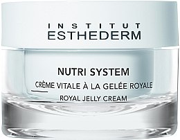 Crème vitale à la gelée royale pour visage Institut Esthederm Nutri System Royal Jelly Cream