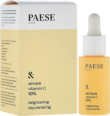 Aufhellendes und verjüngendes Gesichtsserum mit Vitamin C und wertvollen Ölen - Paese Vitamin C Brightening Rejuvenating Serum