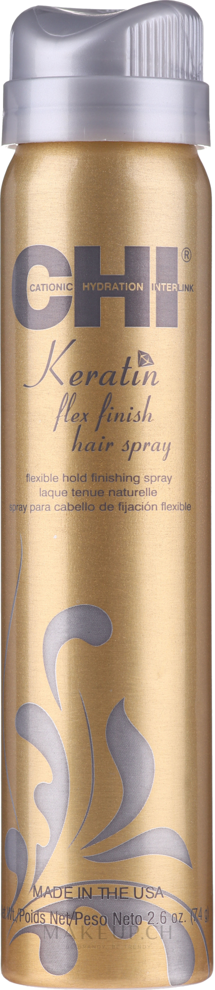 Laque, fixation flexible CHI Keratin Flexible Hold Hair Spray