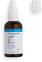 Gel à l'huile de chanvre et acide hyaluronique pour visage Revolution Skincare Mood Thirsty Quenching Moisture Gel