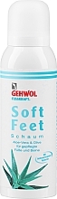 Mousse à l'acide hyaluronique et aloe vera pour pieds Gehwol Fusskraft Soft Feet Foam