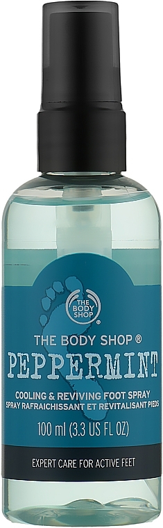 Spray refraîchissant à l'huile de menthe poivrée pour pieds - The Body Shop Peppermint Cooling Foot Spray