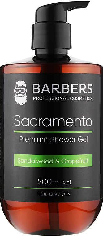 Duschgel - Barbers Sacramento Premium Shower Gel