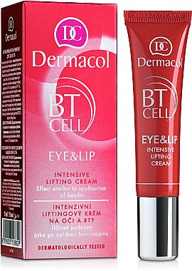 Crème liftante intensive pour contour des yeux et lèvres - Dermacol BT Cell Eye&Lip Intensive Lifting Cream