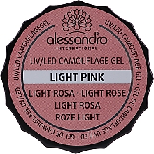 Gel camouflage UV/LED pour ongles Alessandro International Camouflage Gel Nature Rose