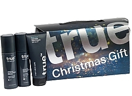 Set True Men Skin Care Christmas Gift (f/cr/2x50ml + h/cr/75ml + bag)