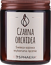 Duftende Soja-Kerze Schwarze Orchidee Bosphaera Black Orchid Candle