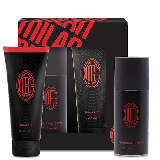 A.C. Milan Milan Set (Duschgel/200 ml + Deodorant/150 ml)