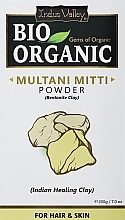 Bio-Tonerde Multani Mitti für Haar und Haut Indus Valley Bio Organic