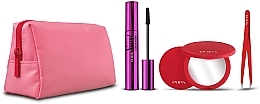 Make-up Set Pupa Vamp! Lash Extender Mascara & Tweezers & Mirror (Mascara 14ml + Spiegel 1 St. + Pinzette 1 St. + Kosmetiktasche)