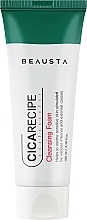 Mousse nettoyante à l'extrait de centella asiatica pour visage Beausta Cicarecipe Cleansing Foam