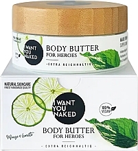 Körperbutter Mint & Lime I Want You Naked For Heroes Body Butter