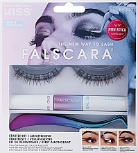 Kiss Falscara Eyelash Starter Kit Kit (bond/9g + applicateur + faux cils)