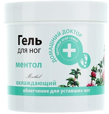 Gel au menthol pour jambes - Domashnyi Doctor