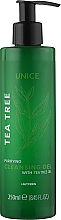 Gel lavant à l'huile d'arbre à thé pour visage Unice Tea Tree Purifying Cleansing Gel