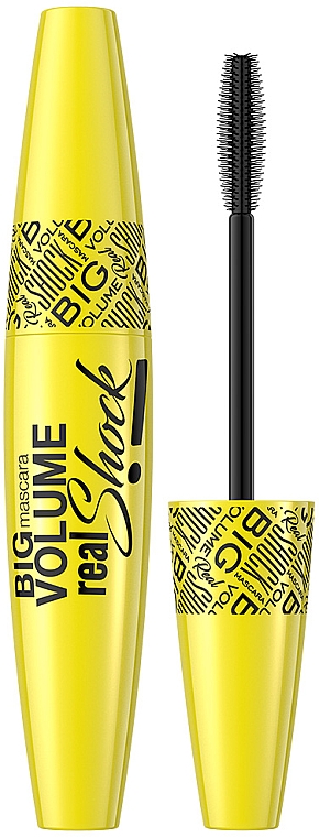 Volumen-Wimperntusche - Eveline Cosmetics Big Volume Real Shock