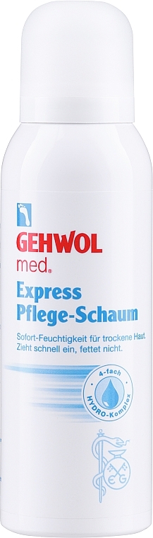 Feuchtigkeitsspendender Express-Schaum für trockene Füße Gehwol Med Express Foam