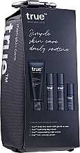 Set 5-tlg. True Men Skin Care Advanced Age & Pollution Defence Simple Daily Skin Care Routine