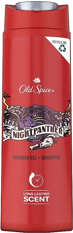 Shampoo-Duschgel - Old Spice Nightpanther Shower Gel + Shampoo