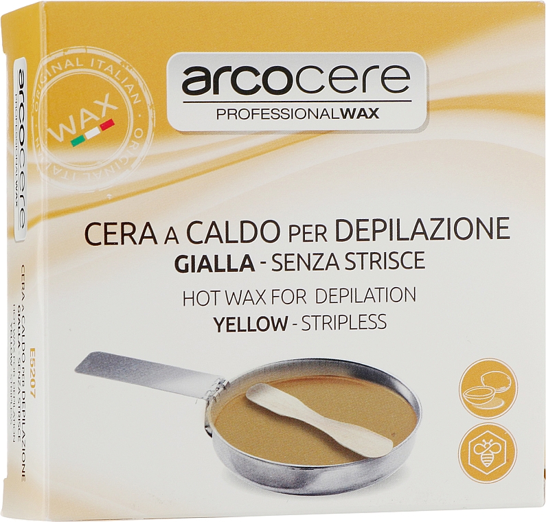 Epilationsset mit Schale gelb - Arcocere Professional Wax Yellow