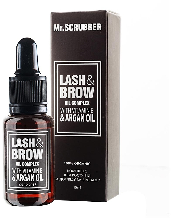 Mr.Scrubber Lash&Brow Oil Complex Komplex für Wimpernwachstum und Augenbrauenpflege