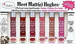 theBalm Meet Matte Hughes Mini Kit 03 Set (rouge à lèvres liquide mini/6x1.2ml)