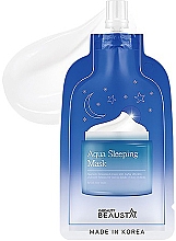 Masque de nuit à l'huile de fleur d'oranger amer pour visage Beausta Aqua Sleeping Mask