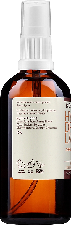 Beruhigendes Hydrolat mit Orangenblüten Bosphaera Hydrolat