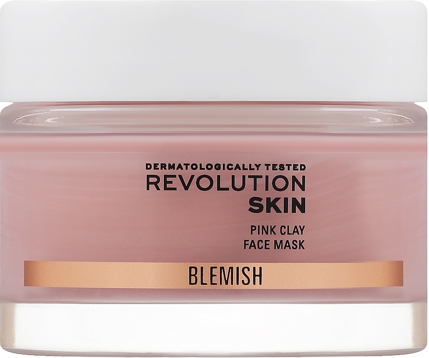 Masque détoxifiant à l'argile rose pour le visage - Makeup Revolution Skincare Pink Clay Detoxifying Face Mask