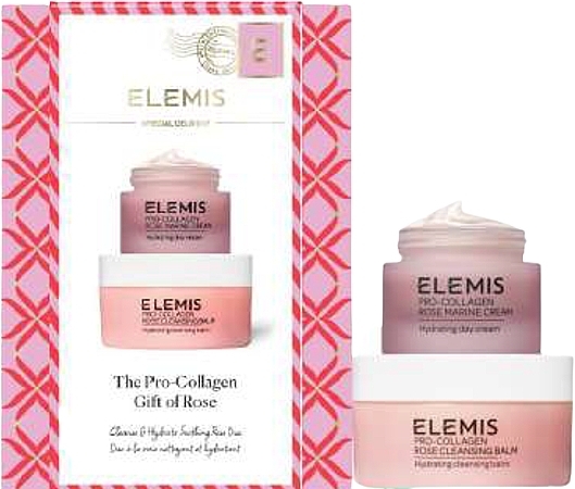 Elemis The Pro-Collagen Gift Of Rose - Set (baume/50g + crème/30ml) 