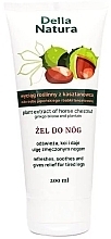 Gel pour jambes fatiguées Della Natura Foot Gel Plant Extract Of Horse Chestnut Ginkgo Biloba and Plantain