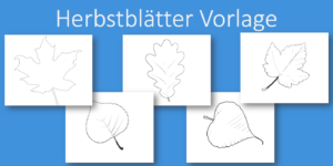 Herbstblätter Vorlage Header