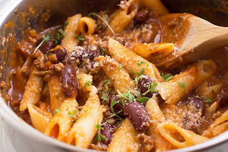 One Pot - Chili-Cheese-Pasta