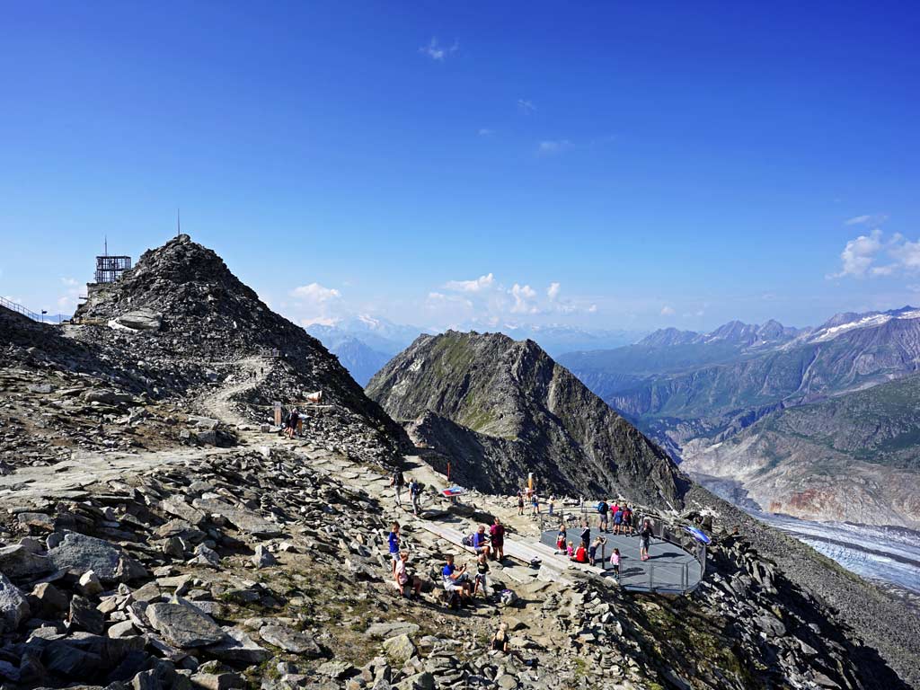 Aussichtspunkte am Eggishorn