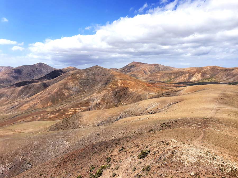 Lanzarote im Winter Erfahrungen Klima: Wolkendecke über Lanzarote im Winter