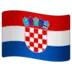 Drapeau de la Croatie