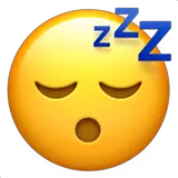 Sleeping Face on Apple