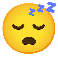 Sleeping Face on Google