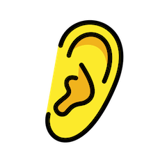 Oreille on Openmoji