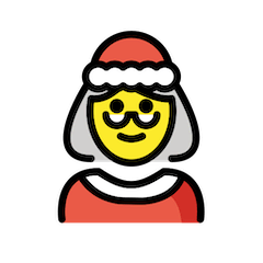 Mère Noël on Openmoji