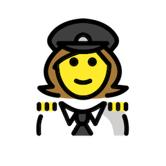 Pilote femme on Openmoji