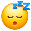 Sleeping Face on Samsung