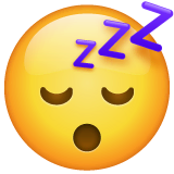 Sleeping Face on WhatsApp