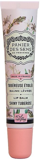 Balzam za ustnice s karitejevim maslom "Tuberoza" - Panier des Sens Lip Balm Shea Butter Shiny Tuberose