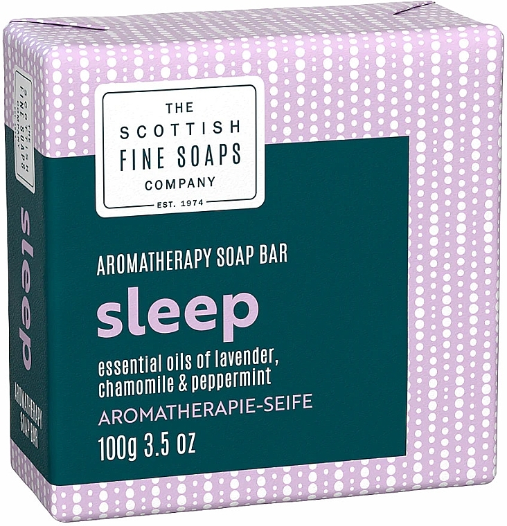 Aromaterapevtsko milo Scottish Fine Soaps Aromatherapy Soap Bar Sleep