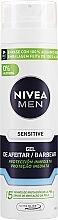 Hladilni gel za britje za občutljivo kožo NIVEA MEN Sensitive Cool Barber Shaving Gel